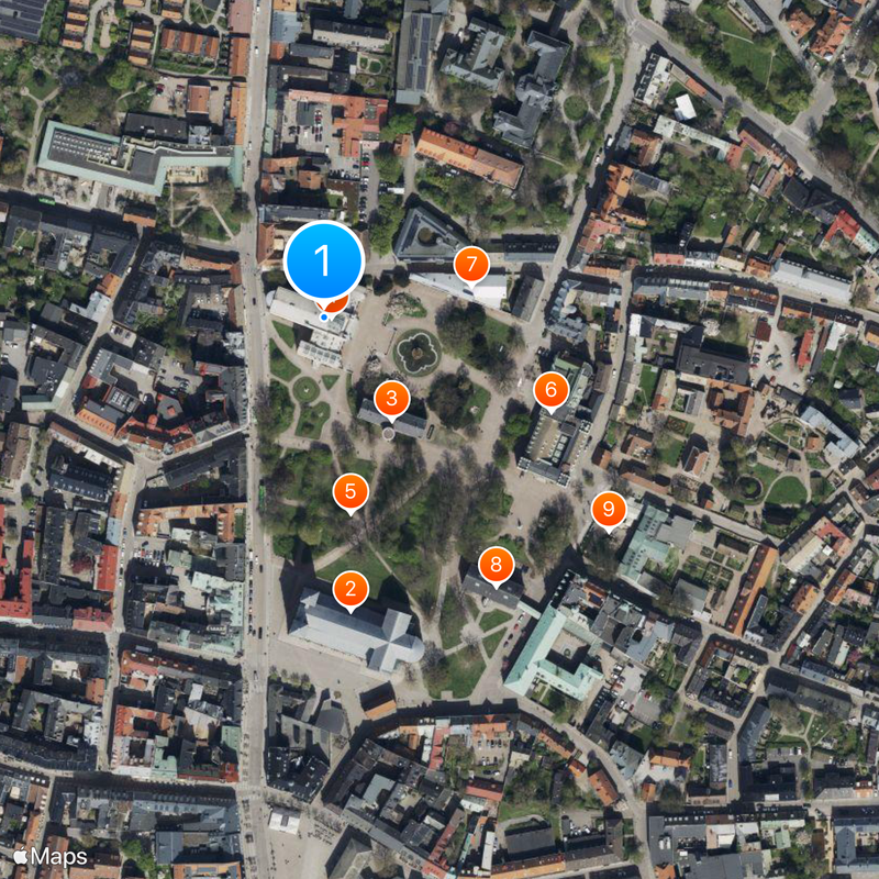 Lund University Map