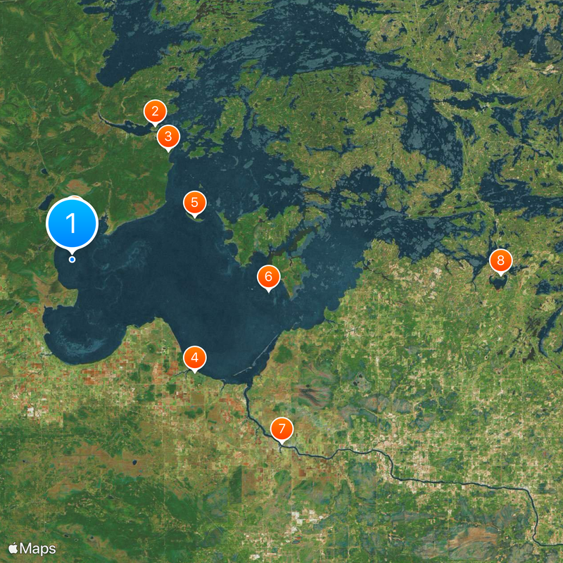 Lake of the Woods Map