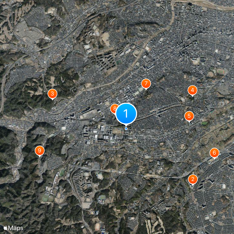 National Institute of Technology, Tokyo College Map
