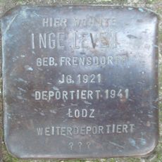 Stolperstein dedicated to Inge Leven