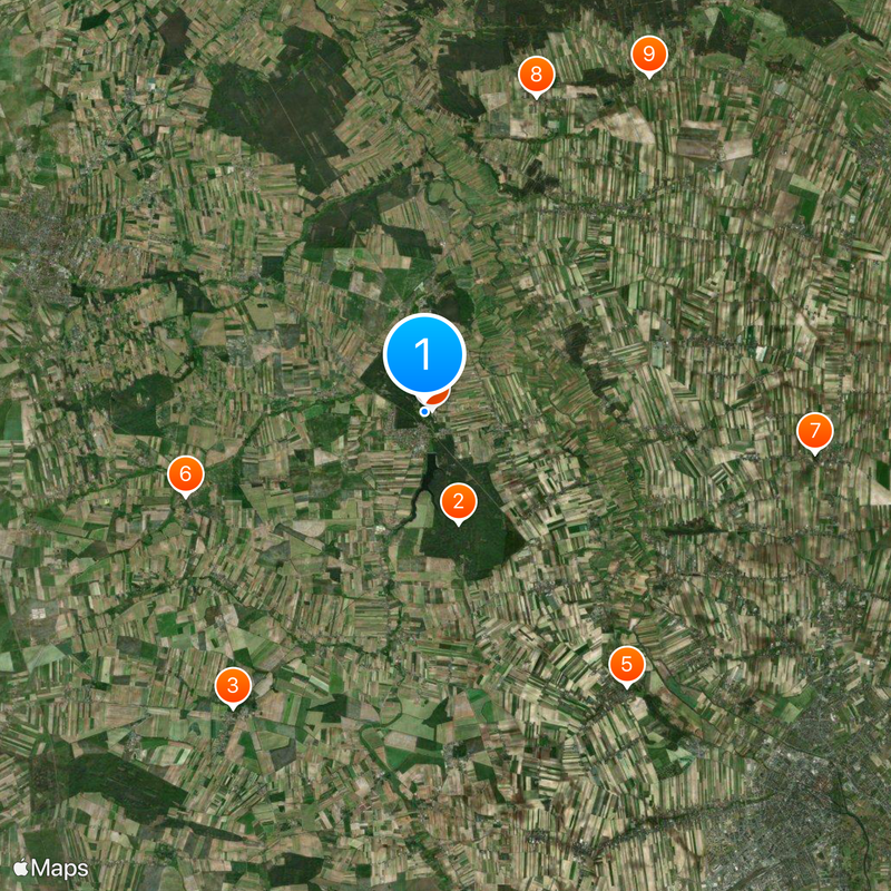 Gołuchów Castle Map