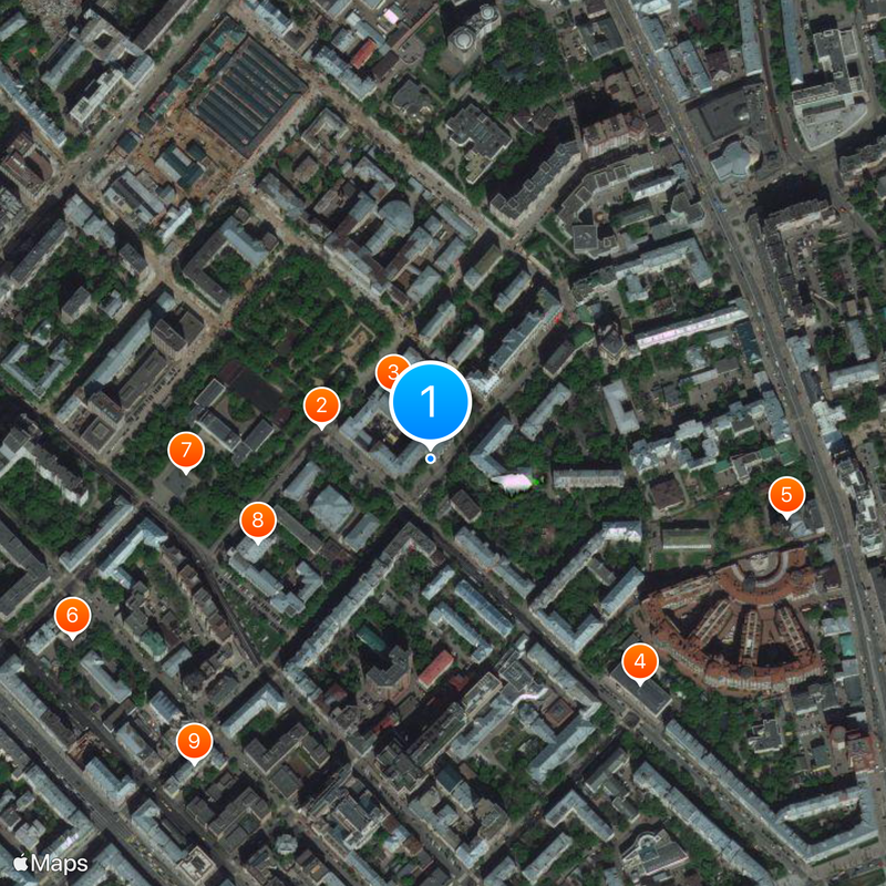Russian State University for the Humanities Map