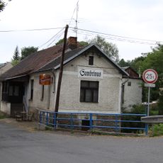 Most silnice III/11811 v Obecnici u hospody čp. 126