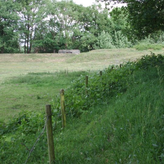 Fort bij de Buurtsteeg, gedeelte ten zuiden van de spoorlijn