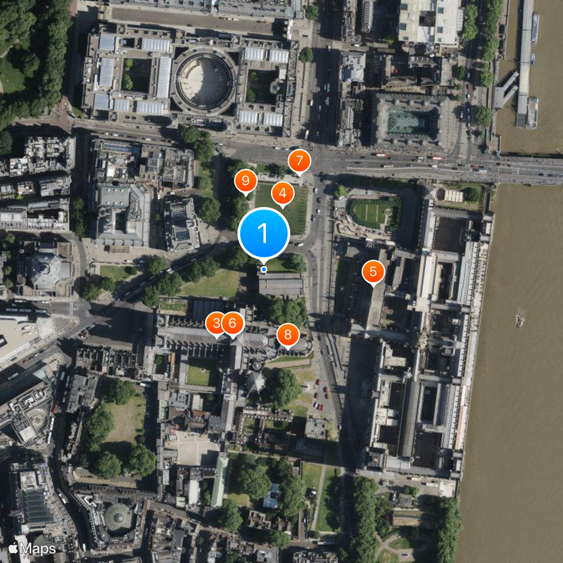 St Margaret's Church, Westminster Map