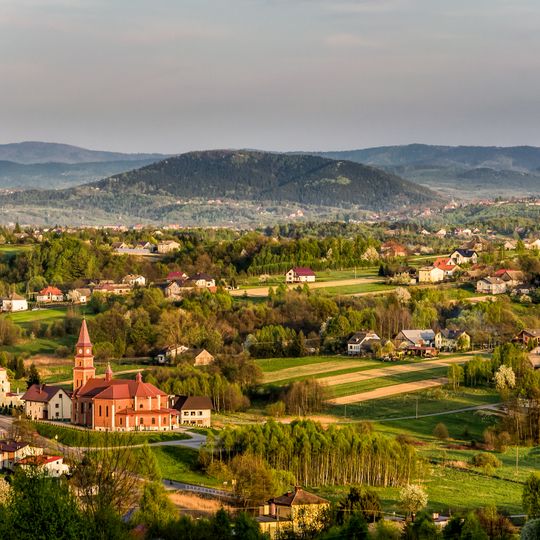 Wysoka, Wadowice County