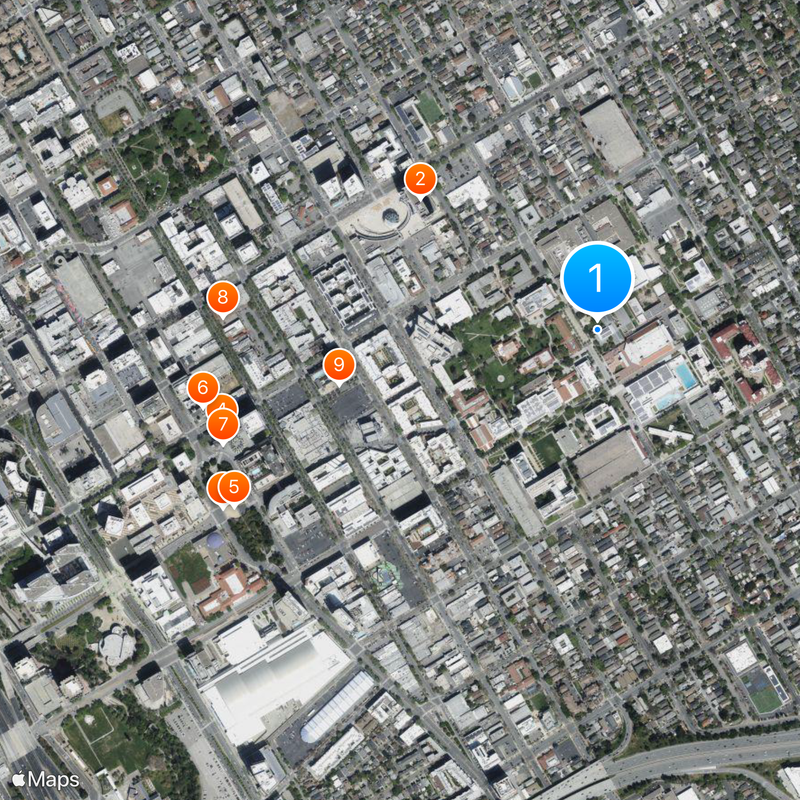 San José State University Kaart