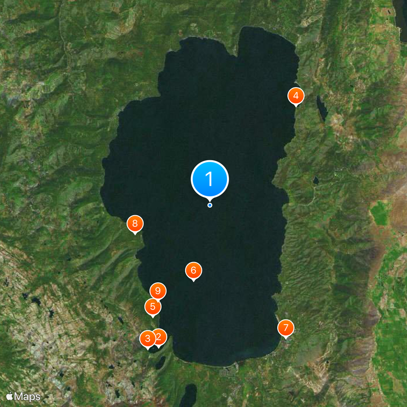Tahoe Mapa