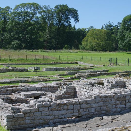 The Roman fort, vicus, bridge abutments and associated remains of Hadrian's Wall at Chesters in wall mile 27