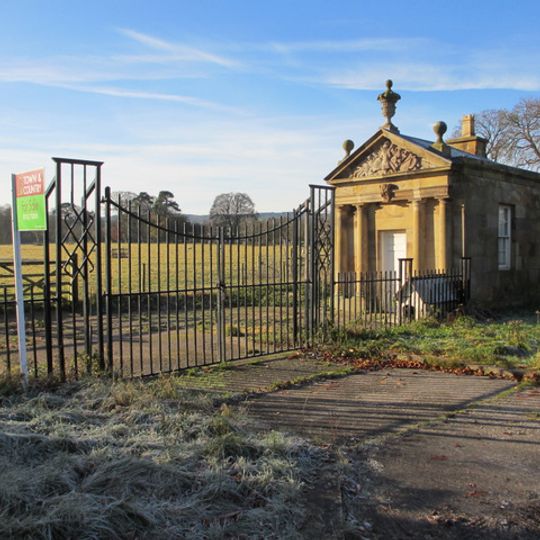 Pair Of Lodges Flanking N Driveway To Leeswood Hall