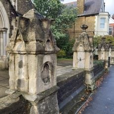 Boundary Wall To The Congregational Church