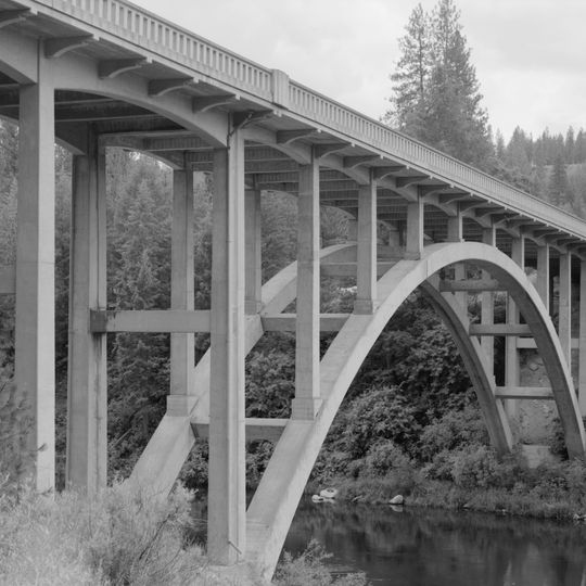 Spokane River Bridge at Long Lake Dam