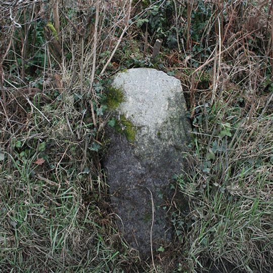 Milestone, 50m N of concrete entrance to Wixland agricultural buildings
