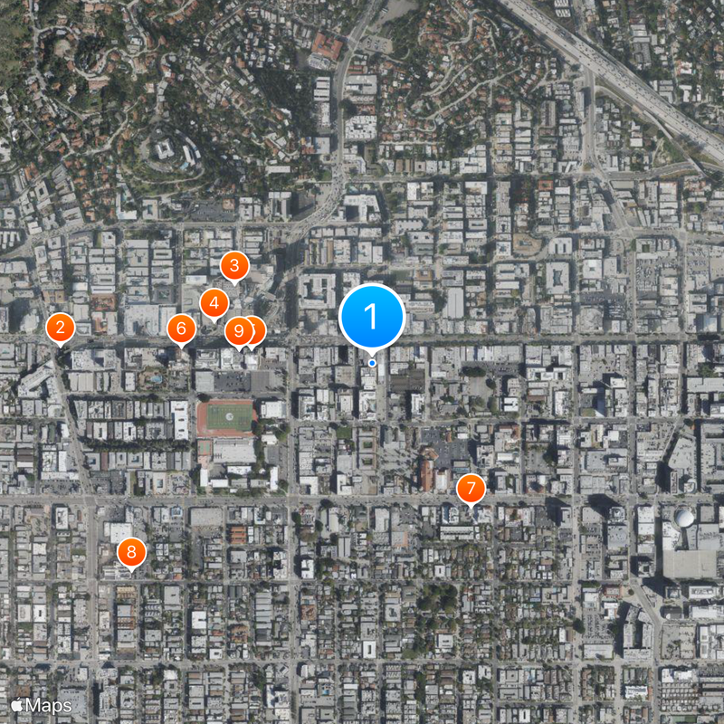 Grauman's Egyptian Theatre Mapa