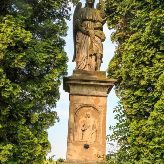 Socha Anděla strážce u Dolní Sloupnice