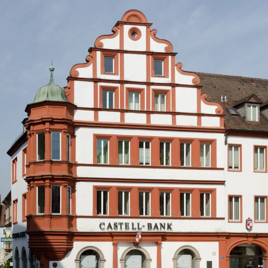 Adelpalais, ehemals Vorderer Gressenhof, jetzt Castell-Bank