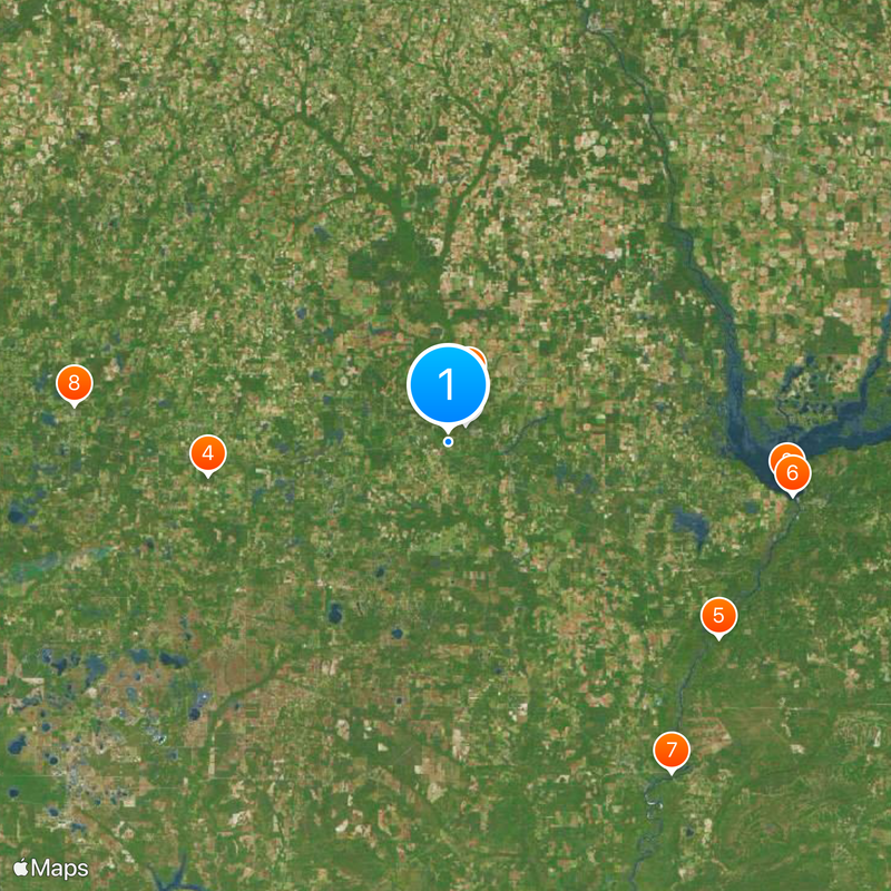 Florida School for Boys Map