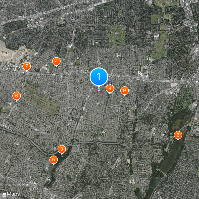 Franklin Square Carte