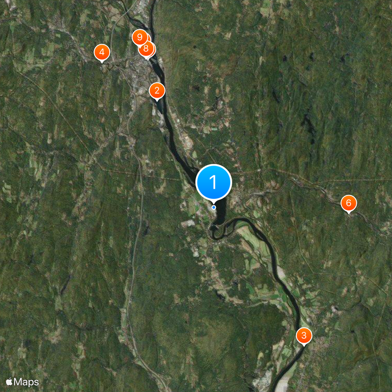 Vermont Yankee Nuclear Power Plant Map