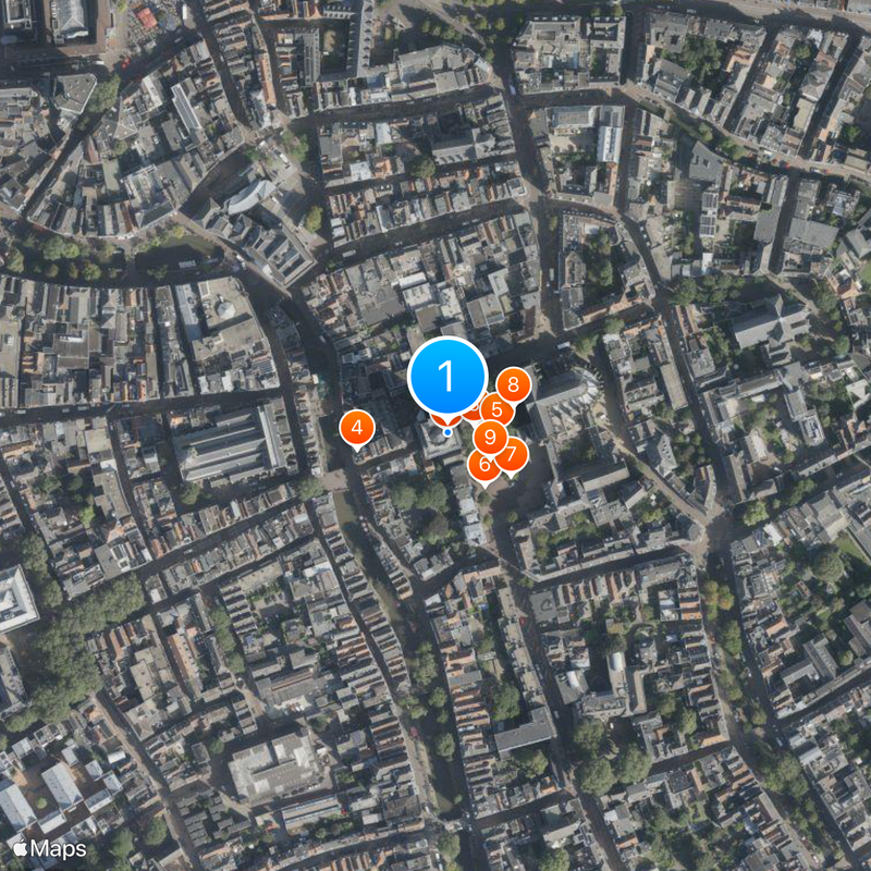 Dom Tower of Utrecht Map