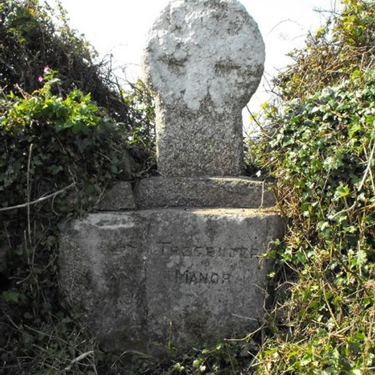 Wayside cross called Crowlas Cross, 230m north east of Lower Tregender