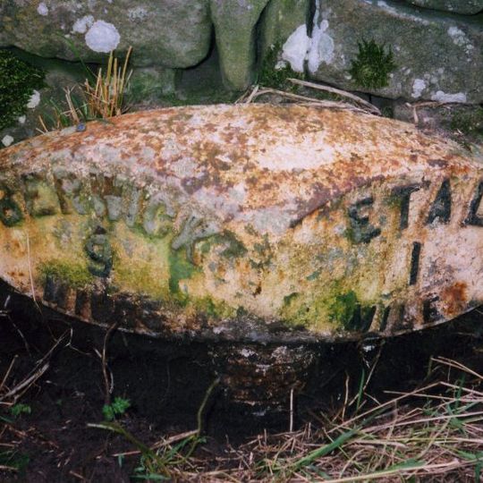 Milepost At Berryhill Road End