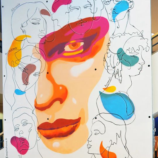 Wandmalerei, Kunstwerk