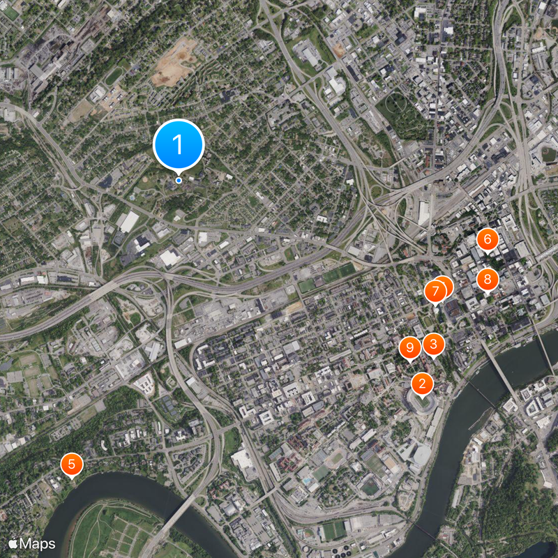 Knoxville College Mappa