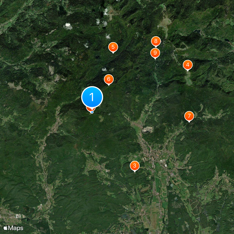 Planche des Belles Filles Map