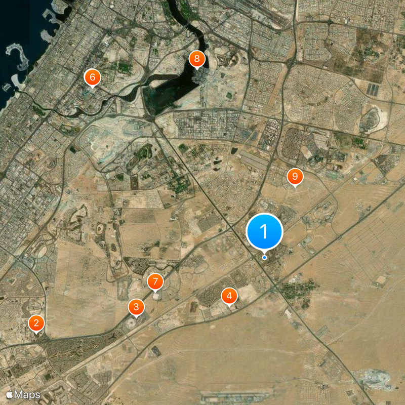 Zayed University Map