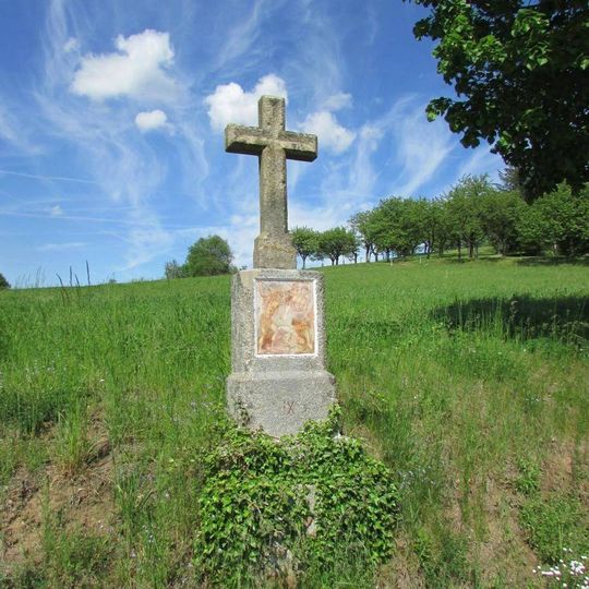 Kříž na křížové cestě v Třešti - 9. Zastavení