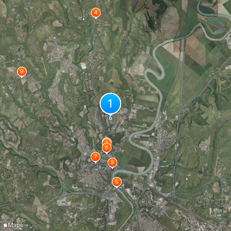 Cimitero Flaminio Map
