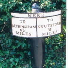 Milepost, S of Mereheath Lane jct