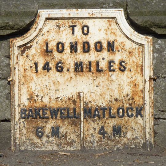 Mile Post 4 Miles From Matlock