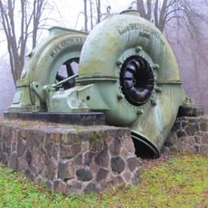 Původní Francisovy turbiny z vodní elektrárny Spálov