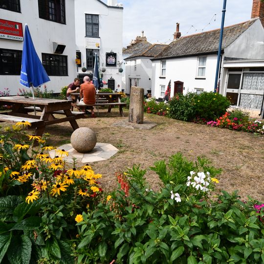 Remains Of A Stone Cross At Sx 9432 7299