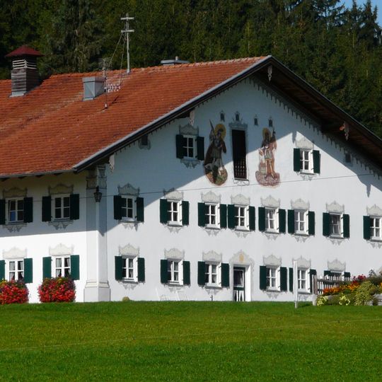 Ehemals Meierhof des Klosters Steingaden, sog. beim Moar
