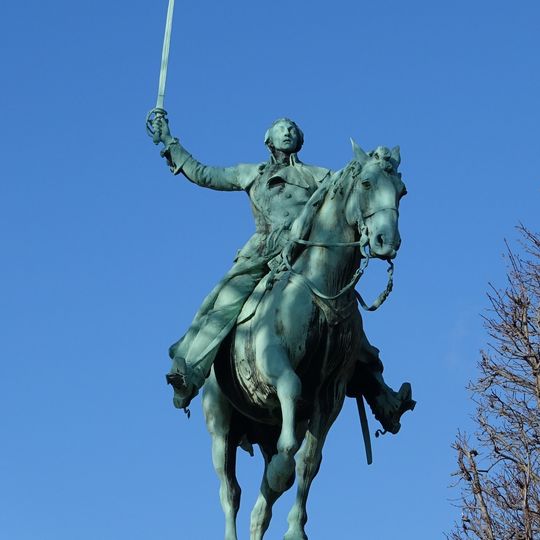 Statue équestre de La Fayette