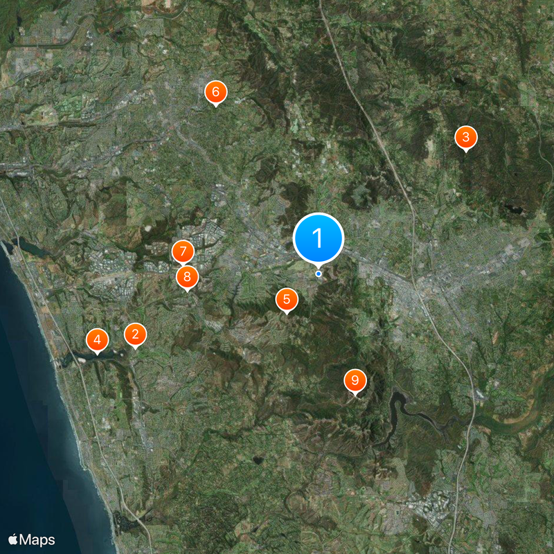 California State University San Marcos Map