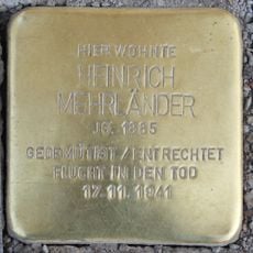 Stolperstein en memoria de Heinrich Mehrländer