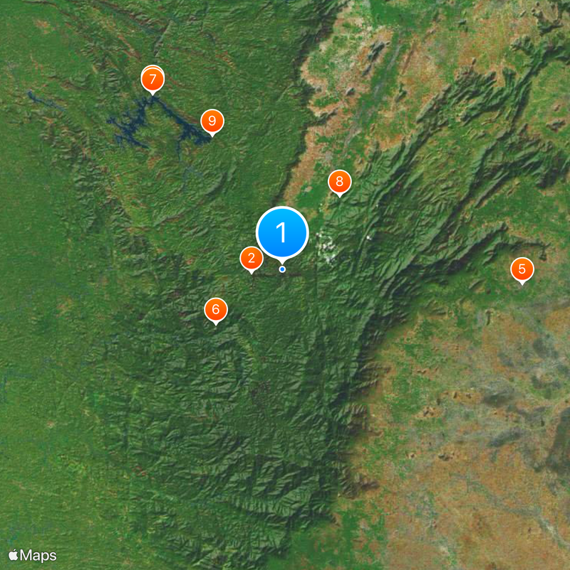 Thekkady Map