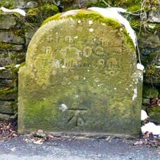 Milestone at west side of road, near junction with Chatburn Road