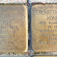Stolperstein à la mémoire de Adolf Blumenfeld