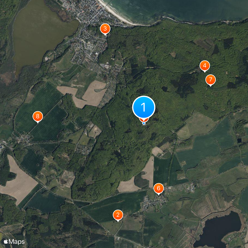 Granitz Hunting Lodge Mapa