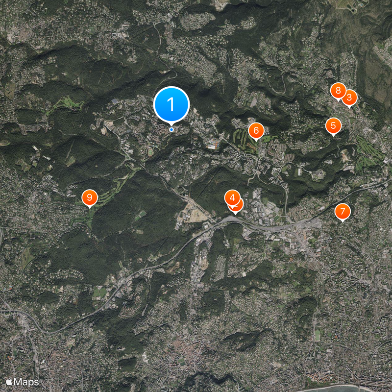 Sophia Antipolis Map