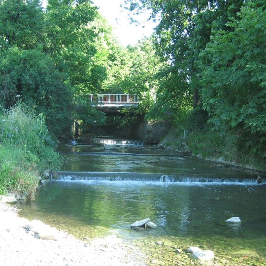 Most Jiráskovy ulice přes Rokytenku ve Vsetíně