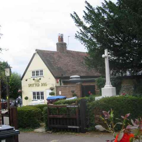 Flamstead War Memorial Set on Churchyard Wall