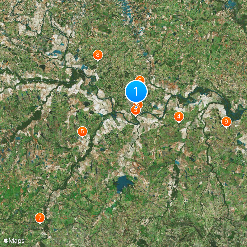 Cachoeira do Sul Map