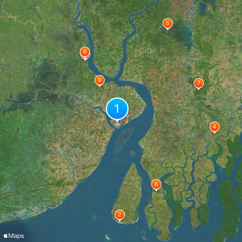 Haldia Map
