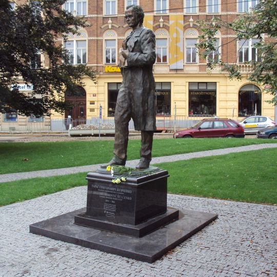 Statue of Taras Shevchenko, Smíchov
